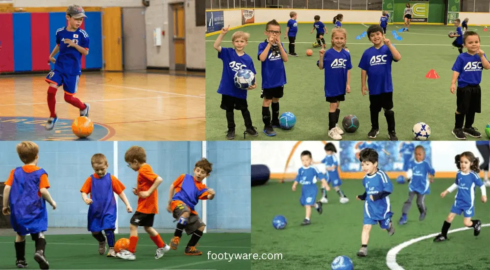 Indoor soccer center for kids